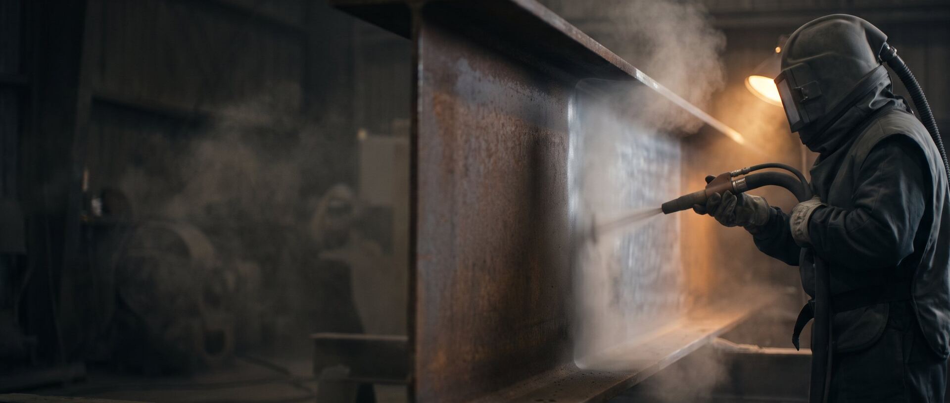 Atelier de sablage industriel