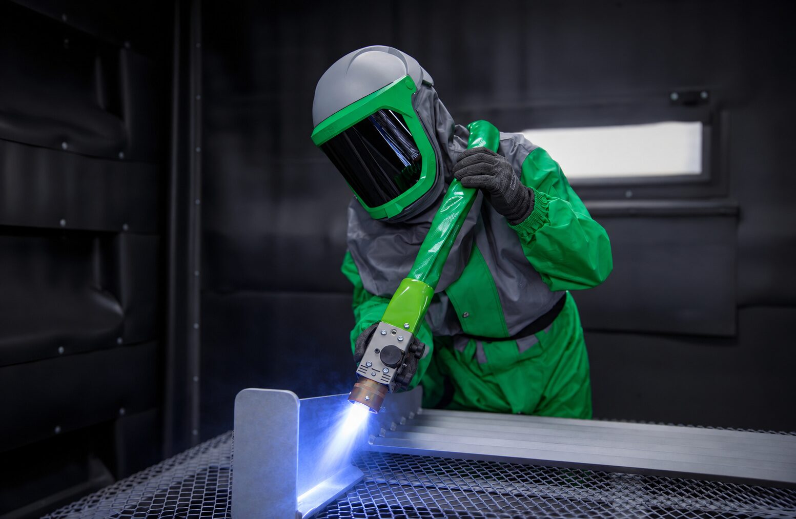 Application de zinc en projection (métallisation) sur structure métallique